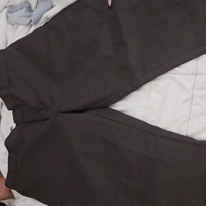 Vintage Dickies Pants Mens 44x32 Act 42x31 Brown Loose Fit Double Knee Work